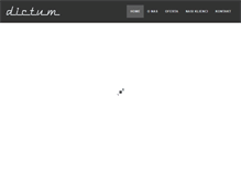 Tablet Screenshot of dictum.com.pl